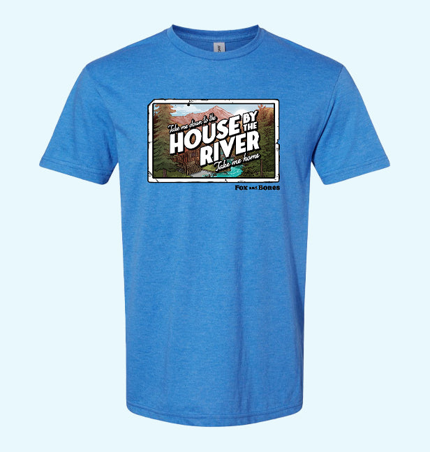 House By The River Post Card t-shirt